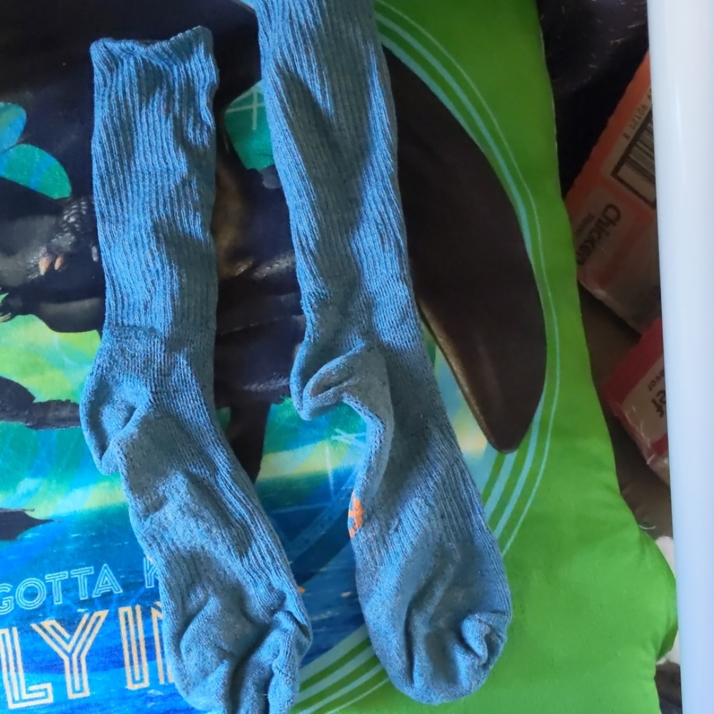 Blue socks